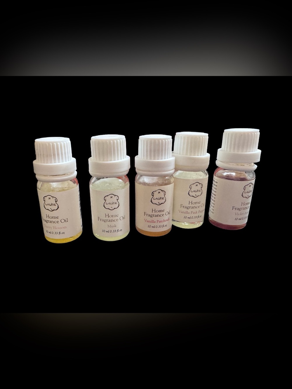 Laline Home Fragrance Oil Set of 5 | Cherry Blossom, Musk & More
